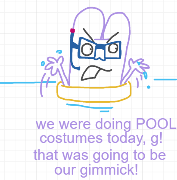 A panel from Ready Oar Knot, episode three of the Board Boards object show by Furretwalk/WalkingFurret.